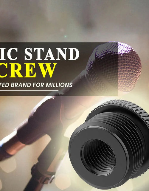 Load image into Gallery viewer, 5 Core Mic Stand Adapter 12 Pieces 5/8 Male to 3/8 Female Screw Thread Conversion Connector
