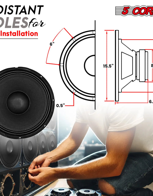 Load image into Gallery viewer, 5Core 12 Inch DJ Subwoofer Speaker 200W Peak 8Ohm Audio Replacement Sub Woofer
