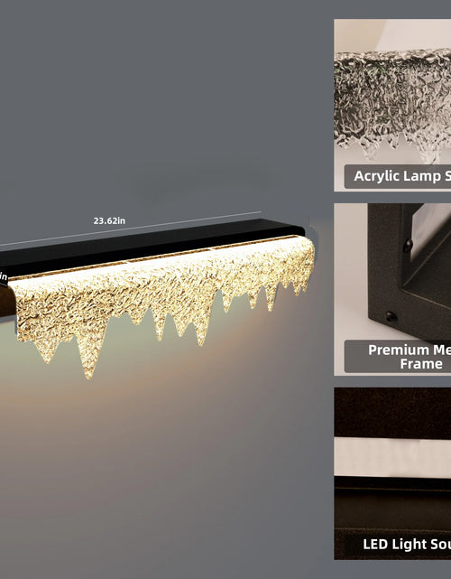 Load image into Gallery viewer, Acrylic Waterfall Outdoor Light
