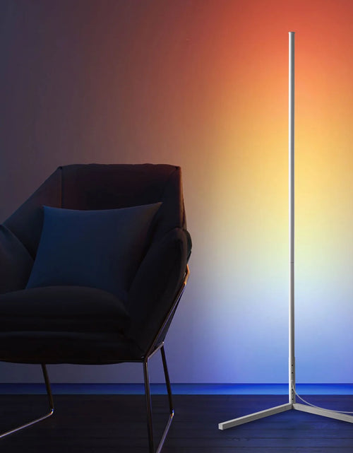 Load image into Gallery viewer, RGBCW Corner Floor Lamp - White
