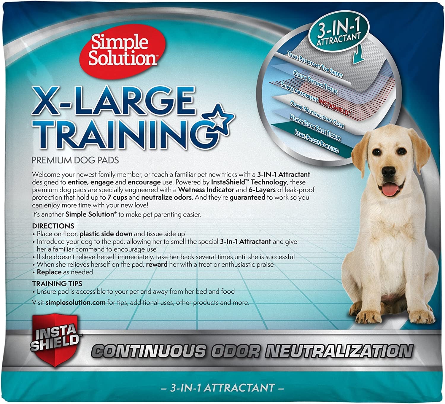 Extra Large Pee Pads for Dogs, Puppy Potty Training, Leak Proof Dog Pads, Pet Pee Pad, Disposable Puppy Pad, XLARGE 28"X30"