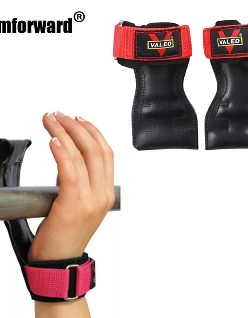 Load image into Gallery viewer, Cowhide Weight Lifting Sports Gloves Wrap Dumbbell Barbell Fitness Gym Gloves Musculation Wrist Strap Powerlifting Gym Equipment
