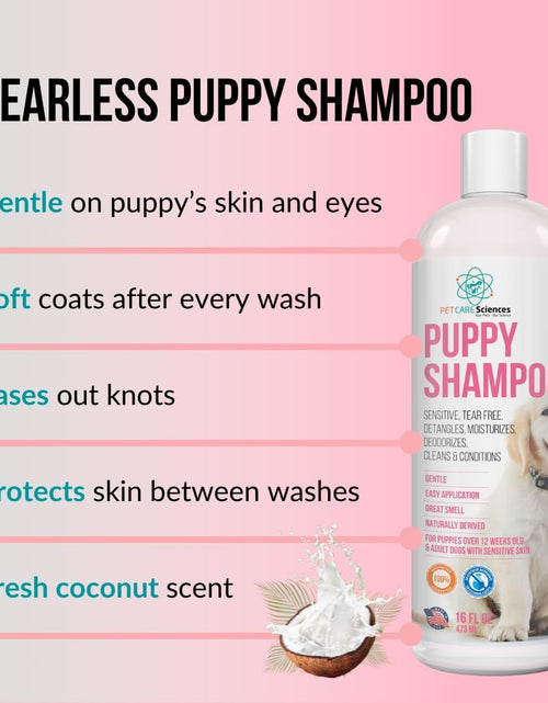 Load image into Gallery viewer, 1 Gallon Tearless Puppy Shampoo and Conditioner - anti Itch Dog Shampoo Sensitive Skin - Coconut Oil Oatmeal Pet Shampoo for Puppies
