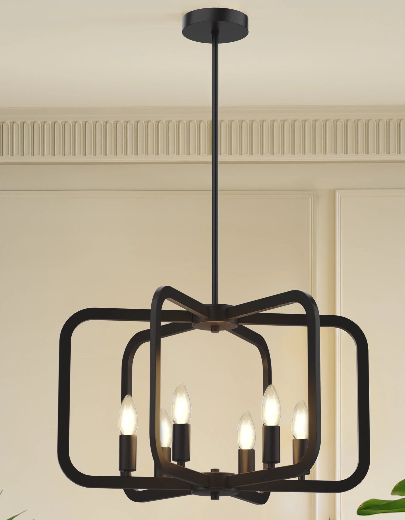 Electronic Candle Chandelier Light Fixture
