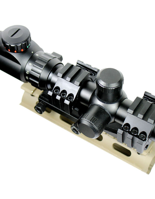 Load image into Gallery viewer, 6-24X50 Hunting Rifle Scope Red Green Dual Illuminated with PEPR Mount Sunshade
