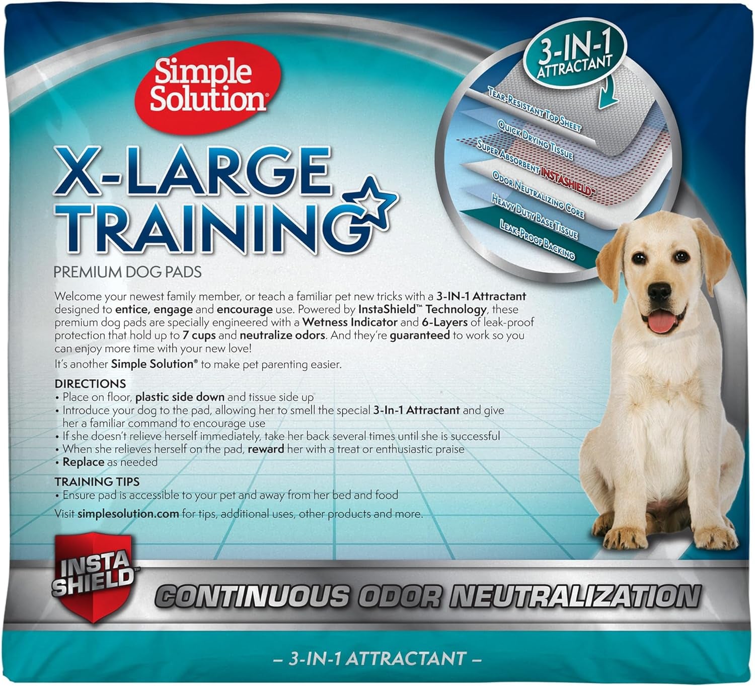 Extra Large Pee Pads for Dogs, Puppy Potty Training, Leak Proof Dog Pads, Pet Pee Pad, Disposable Puppy Pad, XLARGE 28"X30"