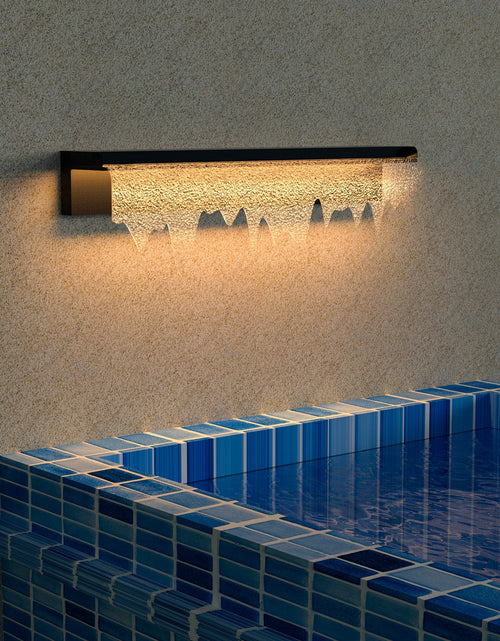 Load image into Gallery viewer, Acrylic Waterfall Outdoor Light

