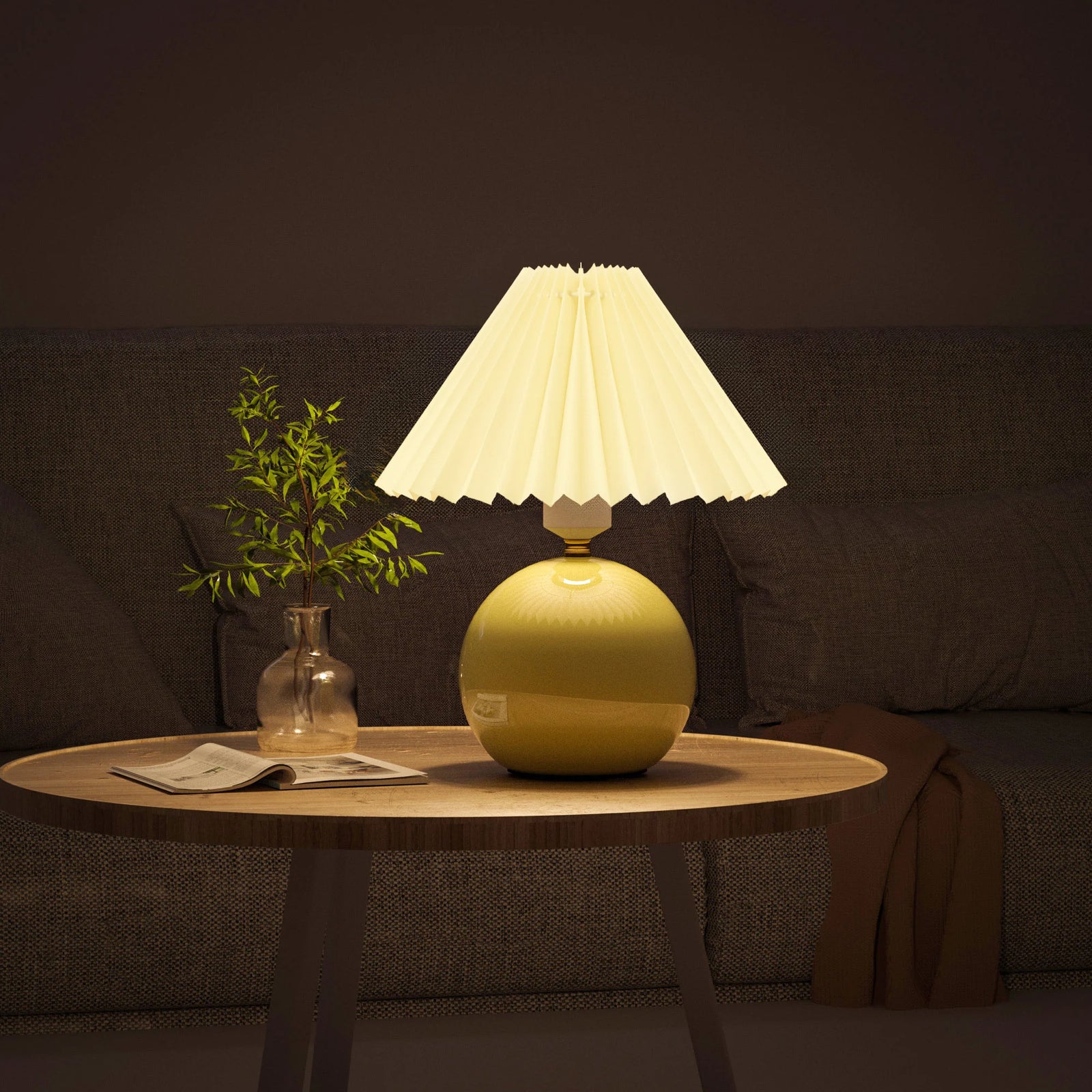Pottery Ceramics Table Lamp