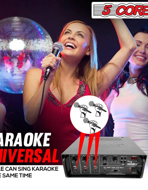 Load image into Gallery viewer, 5Core Audio System Combo 30W Amplifier 6.4” Wall Speakers 4 Piece 10W RMS Each Commercial Speaker System for Restaurant Office Cafe Bar
