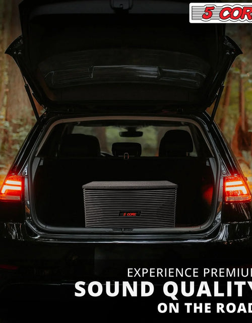 Load image into Gallery viewer, 5Core 8 Inch Car Subwoofer Box Black 800W Peak 8 Ohm Vented Trunk Speaker Sub Woofer
