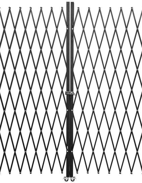 Load image into Gallery viewer, VEVOR Double Folding Security Gate, 7.1&#39; H X 12.5&#39; W Folding Door Gate, Steel Accordion Security Gate, Flexible Expanding Security Gate, 360¡Ã Rolling Barricade Gate, Scissor Gate or Door with Keys
