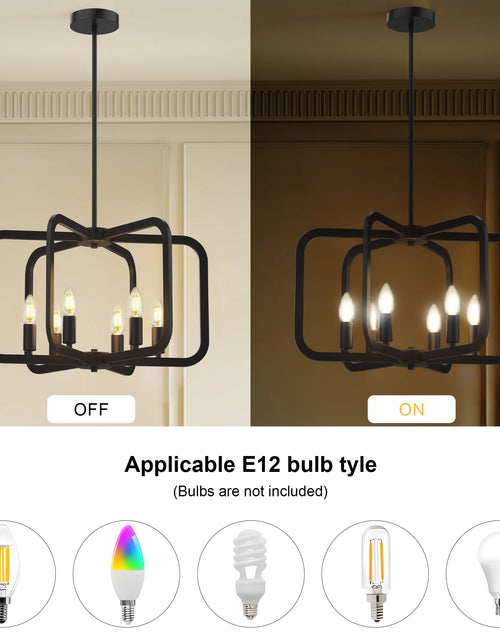 Load image into Gallery viewer, Electronic Candle Chandelier Light Fixture
