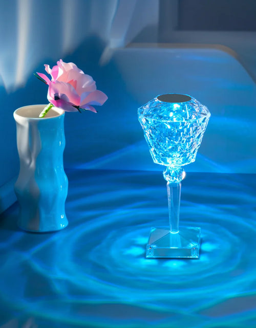 Load image into Gallery viewer, Rose Table Lamp Crystal Light
