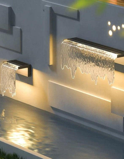 Load image into Gallery viewer, Acrylic Waterfall Outdoor Light
