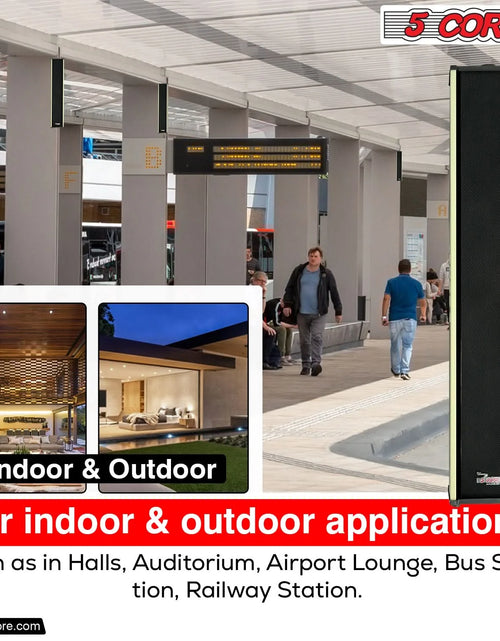 Load image into Gallery viewer, 5Core Outdoor Speakers Stereo in Wall 300W Peak Passive Home Audio System
