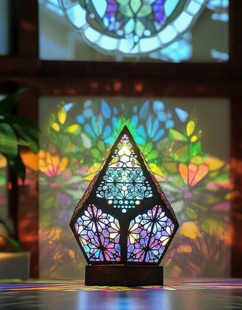 Load image into Gallery viewer, Bohemian Wooden Table Lamp
