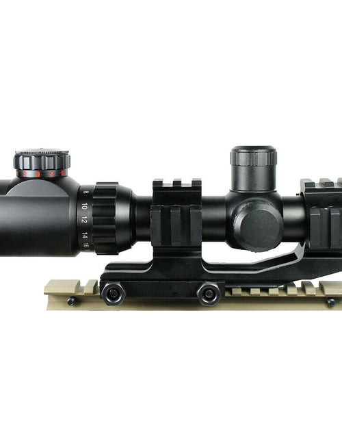 Load image into Gallery viewer, 6-24X50 Hunting Rifle Scope Red Green Dual Illuminated with PEPR Mount Sunshade
