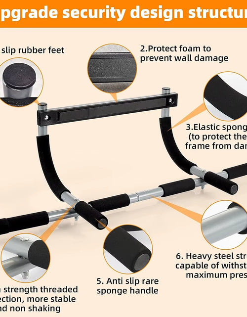 Load image into Gallery viewer, Horizontal Bar Pull-Up Indoor Device Fitness Equipment Sports Training Punch-Free Parallel Bars Door Frame Pull-Up Bar
