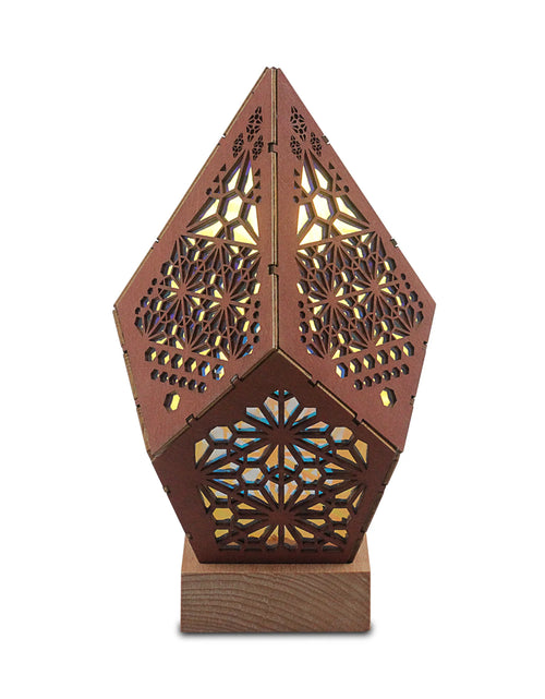 Load image into Gallery viewer, Bohemian Wooden Table Lamp
