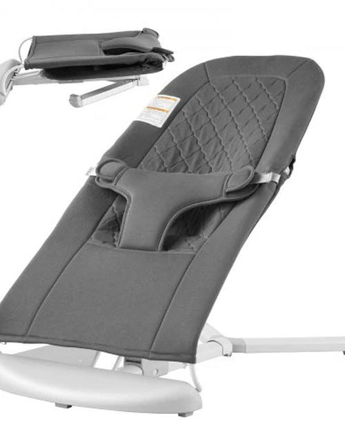 Load image into Gallery viewer, VEVOR Baby Bouncer Folding Bouncer Seat Chair for Babies with 2 Reclining Angles
