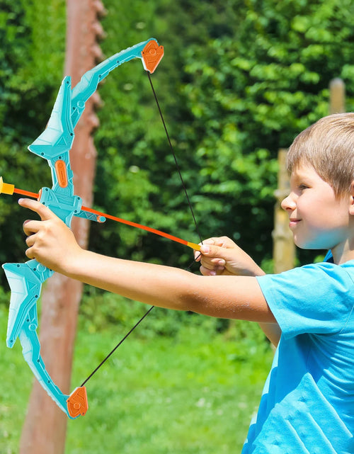 Load image into Gallery viewer, VEVOR Bow and Arrow Set for Kids, 2 Pack LED Light up Archery Set with 20 Suction Cup Arrows, Standing Target, 2 Quivers, 2 Guns, 20 Soft Bullets, 3 Target Cans, Outdoor Toy for Boy &amp; Girl 6+ Year Old
