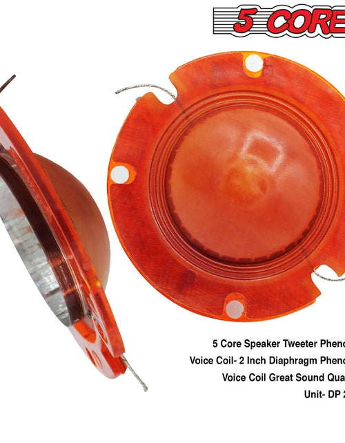 Load image into Gallery viewer, 5 Core Voice Coil Diaphragm • Phenolic 2&quot; Voice Coils • for Compression Horn Driver
