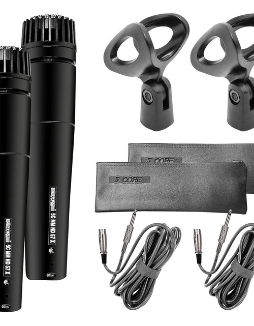 Load image into Gallery viewer, 5Core XLR Microphone Dynamic Mic Karaoke Singing Studio Microfono Handheld Mics
