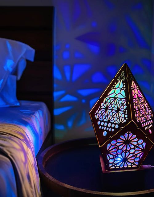 Load image into Gallery viewer, Bohemian Wooden Table Lamp
