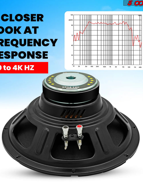 Load image into Gallery viewer, 5Core 12 Inch DJ Subwoofer Speaker 200W Peak 8Ohm Audio Replacement Sub Woofer
