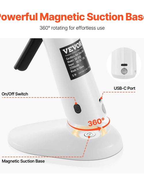 Load image into Gallery viewer, Cordless Hot Glue Gun Hot Melt Glue Gun with 20Pcs Sticks Rechargeable Battery
