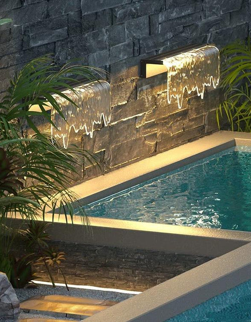 Load image into Gallery viewer, Acrylic Waterfall Outdoor Light
