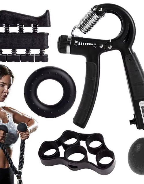 Load image into Gallery viewer, Forearm Strengthener Kit Adjustable Multipurpose Hand Grip Strengthener Workout Finger Exerciser Muscle Strengthening Tool For
