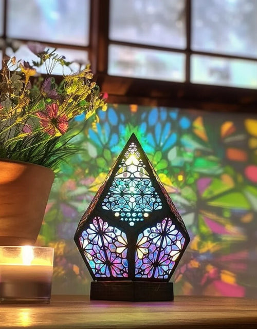 Load image into Gallery viewer, Bohemian Wooden Table Lamp
