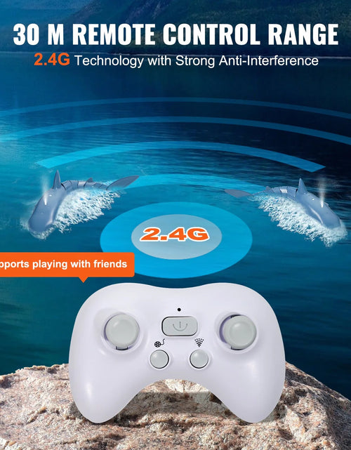 Load image into Gallery viewer, VEVOR Remote Control Shark Toy 2.4 Ghz High Speed RC Boat for Kids Adults Gift
