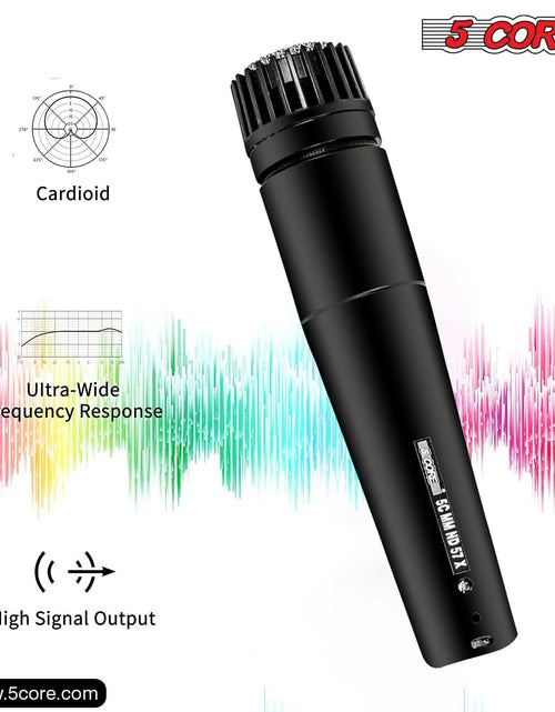 Load image into Gallery viewer, 5Core XLR Microphone Dynamic Mic Karaoke Singing Studio Microfono Handheld Mics

