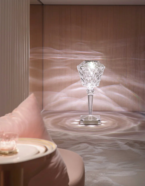 Load image into Gallery viewer, Rose Table Lamp Crystal Light
