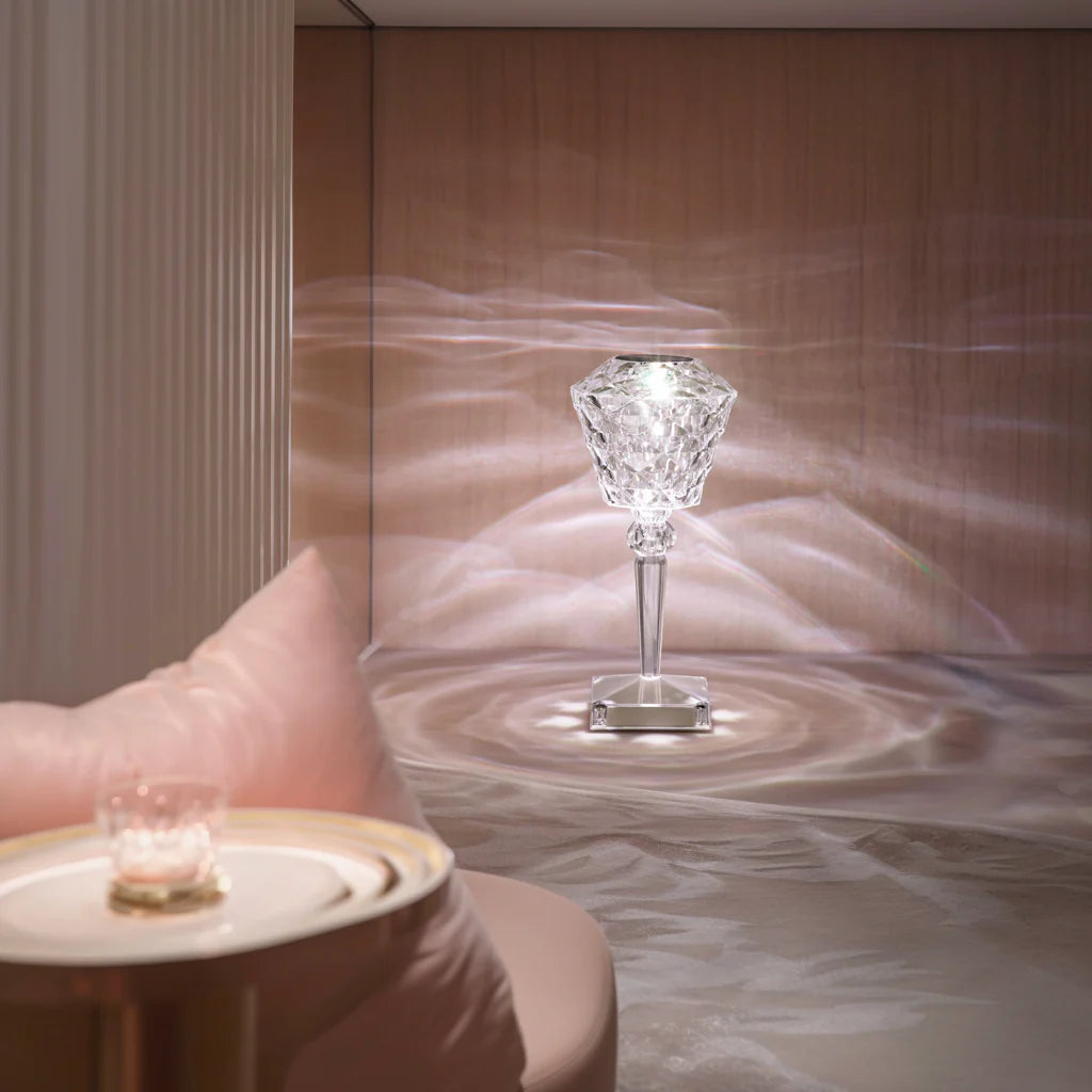 Rose Table Lamp Crystal Light