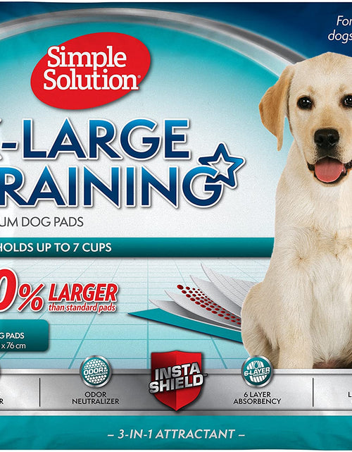 Load image into Gallery viewer, Extra Large Pee Pads for Dogs, Puppy Potty Training, Leak Proof Dog Pads, Pet Pee Pad, Disposable Puppy Pad, XLARGE 28&quot;X30&quot;
