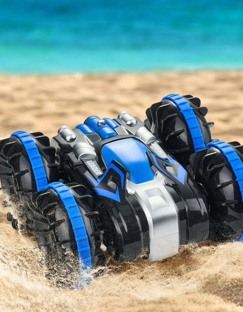 Load image into Gallery viewer, VEVOR Amphibious Remote Control Car Boat 2.4 Ghz 4WD RC Boat Kids Adults Blue

