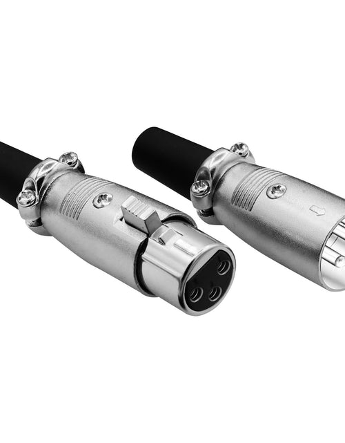 Load image into Gallery viewer, 5Core XLR Connector Male Female to 1/4 Audio Jack 3 Pin Secure Mic Plug W Locking Ends

