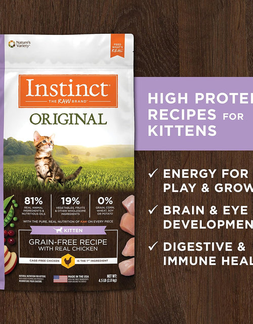 Load image into Gallery viewer, Grain Free Kitten Food, Original Kitten Recipe Natural Dry Cat Food or Wet Cat Food
