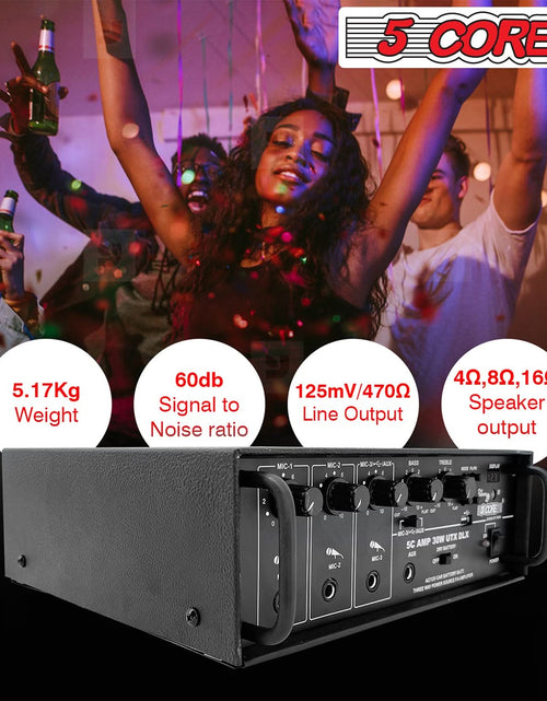 Load image into Gallery viewer, 5Core Audio System Combo 30W Amplifier 6.4” Wall Speakers 4 Piece 10W RMS Each Commercial Speaker System for Restaurant Office Cafe Bar
