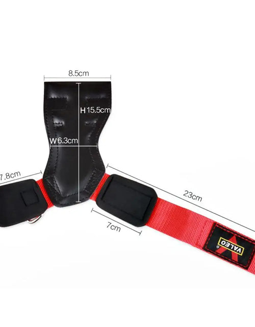 Load image into Gallery viewer, Cowhide Weight Lifting Sports Gloves Wrap Dumbbell Barbell Fitness Gym Gloves Musculation Wrist Strap Powerlifting Gym Equipment
