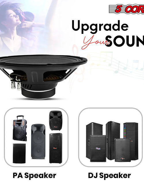 Load image into Gallery viewer, 5Core 12 Inch DJ Subwoofer Speaker 200W Peak 8Ohm Audio Replacement Sub Woofer
