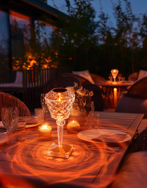 Load image into Gallery viewer, Rose Table Lamp Crystal Light
