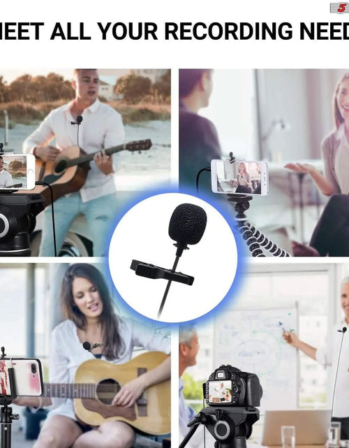 Load image into Gallery viewer, 5Core Lavalier Microphone Clip on Professional Grade 3.5Mm Lav Lapel Mic Omnidirectional
