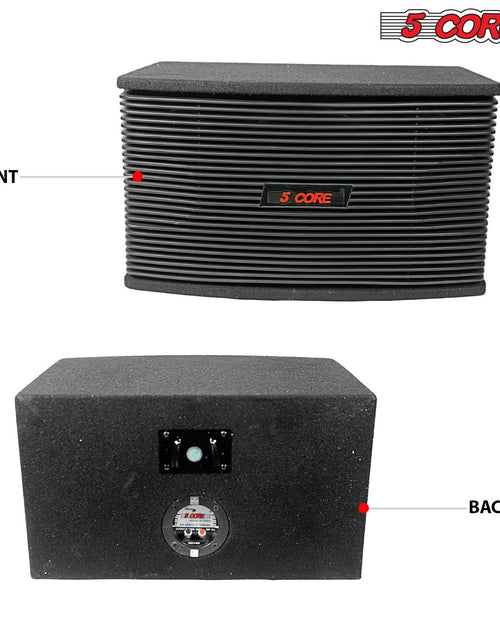 Load image into Gallery viewer, 5Core 8 Inch Car Subwoofer Box Black 800W Peak 8 Ohm Vented Trunk Speaker Sub Woofer

