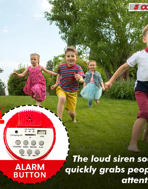 Load image into Gallery viewer, 5 Core Megaphone Bullhorn Speaker 30W Bull Horn Rechargeable Cheer Megafono 800 Yards
