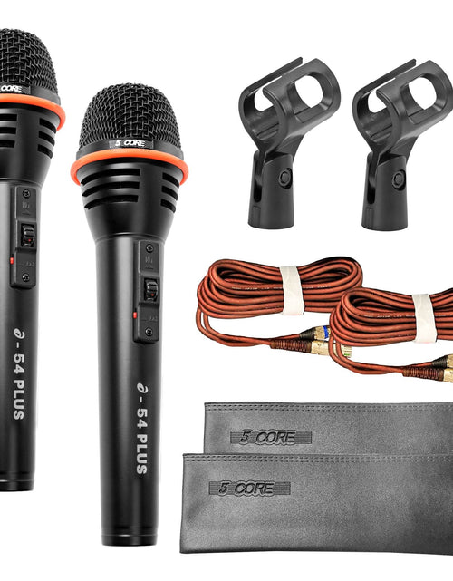 Load image into Gallery viewer, 5Core XLR Microphone Dynamic Mic Karaoke Singing Studio Mics Handheld Microfono
