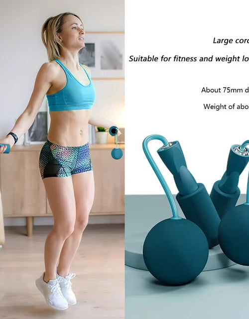 Load image into Gallery viewer, Adjustable Speed Cordless Jump Rope for Gym Fitness Training, Skipping Workout Gear
